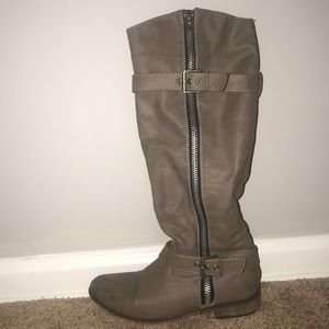Knee high riding boots
